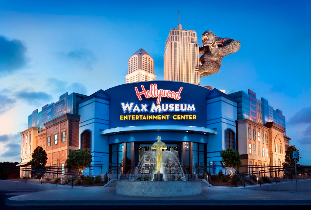 Fire sprinkler work at the Hollywood Wax Museum Entertainment Center